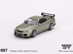MINI GT - Nissan Skyline GT-R (R34) Tommykaira R-z Millenium Jade