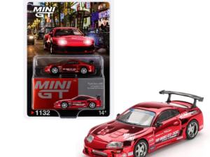 Toyota Supra (A80) Top Secret GT-300 - Red Chrome - Blister Pack